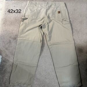 Carhartt Men's Khaki Cargo Pants